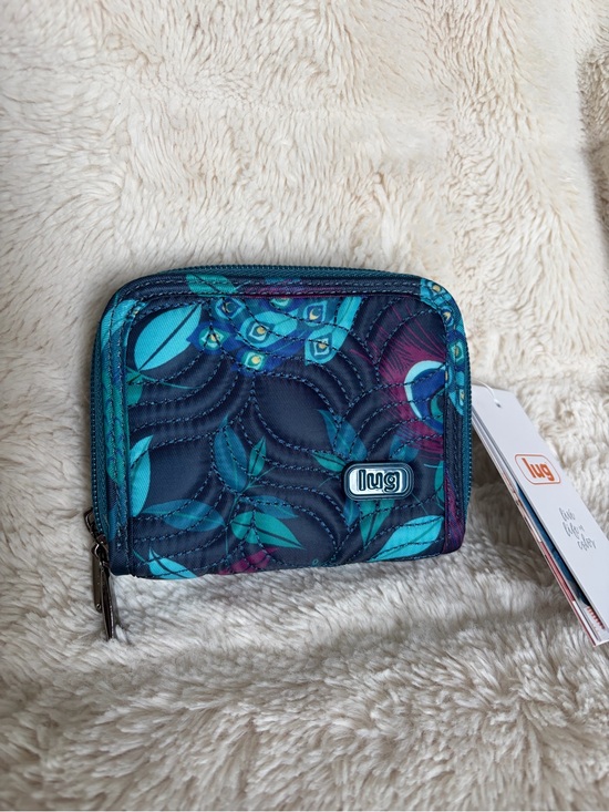lug Handbags - NWT Lug Splits Compact Wallet in Peacock Multi